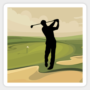 Golf Swing Sticker